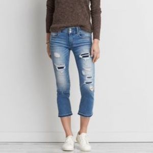 AE American Eagle Artist Crop jeans 8